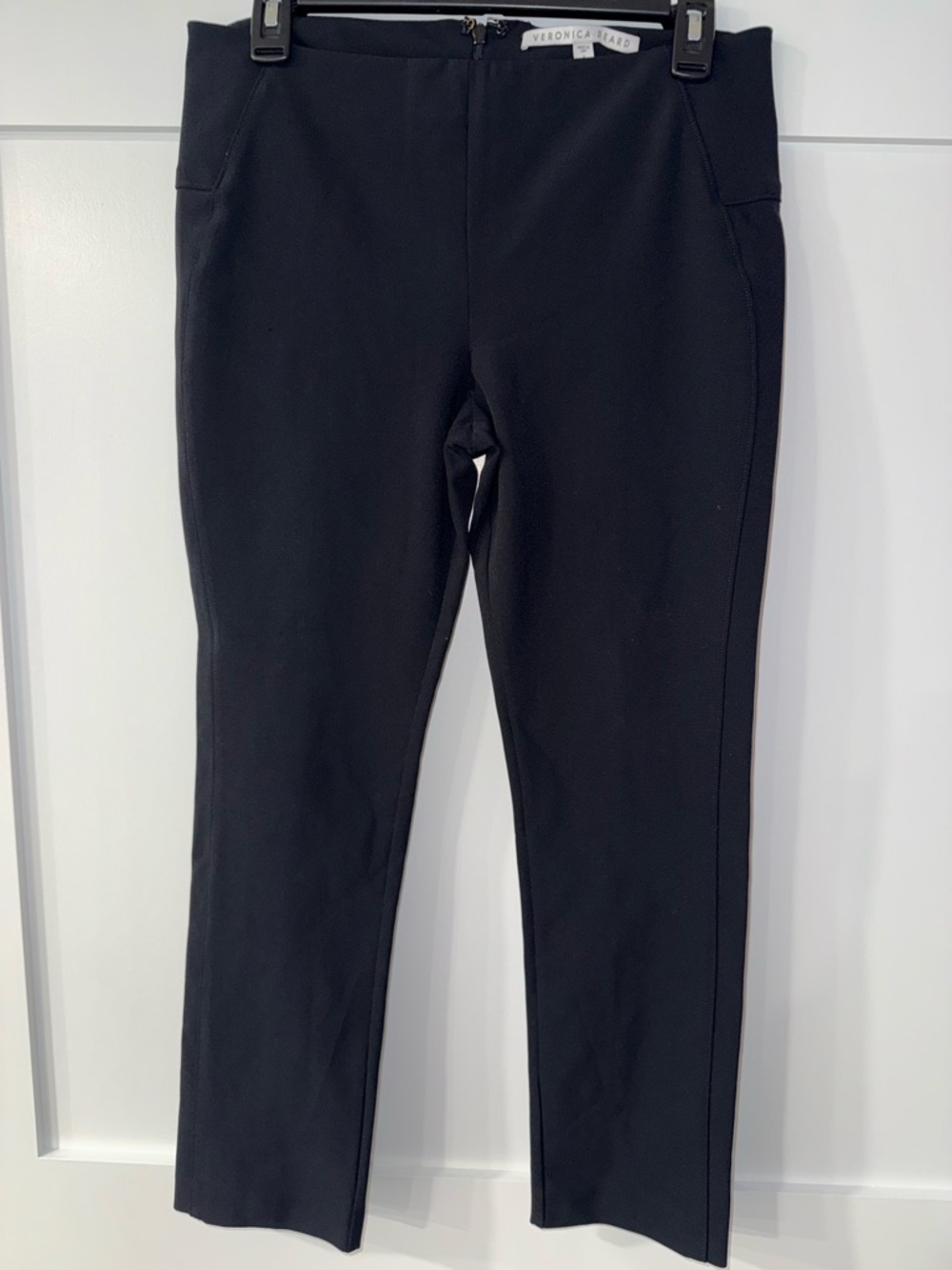 Veronica Beard Black Slim Trousers